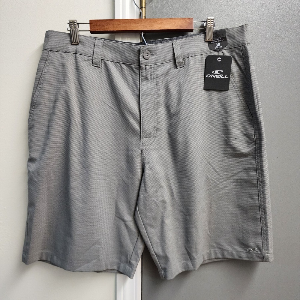 O'Neill Men's Cooper Stretch Hybrid Shorts Above the Knee Gray SP1108201X Large